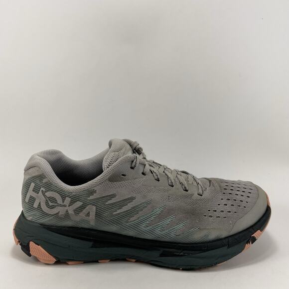 Hoka One One Torrent 3 Trail Running Shoes Womens Size 7 B Gray Athletic Sneaker - Picture 1 of 9
